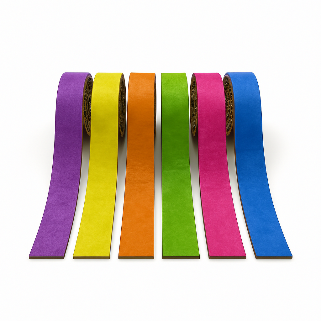 Carpet Wall Strips – Soft Padded Peel and Stick DIY Carpet Strips for Accent Walls – Anti-Slip, Trimmable, Residue-Free – for Interior Wall Decoration - Assorted Vivid Color Velvet Carpet Strips