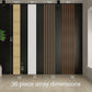 Black Slat Wood Panels, Peel And Stick Tile, Wood Panel Wall Art, Wooden Wall Slats, Accent Wall Design, DIY Wall Paneling Ideas