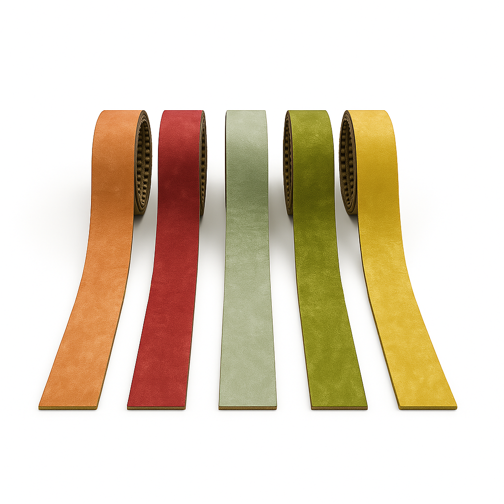 Carpet Wall Strips – Soft Padded Peel and Stick DIY Carpet Strips for Accent Walls – Anti-Slip, Trimmable, Residue-Free – for Interior Wall Decoration - Assorted Vivid Color Velvet Carpet Strips