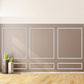 Self Adhering Wall Trim Panel Kit, Premade Wainscoting Frames, Primed Wall Moulding Kit, DIY Wall Panel Kit, Accent Wall Panels, Paneling