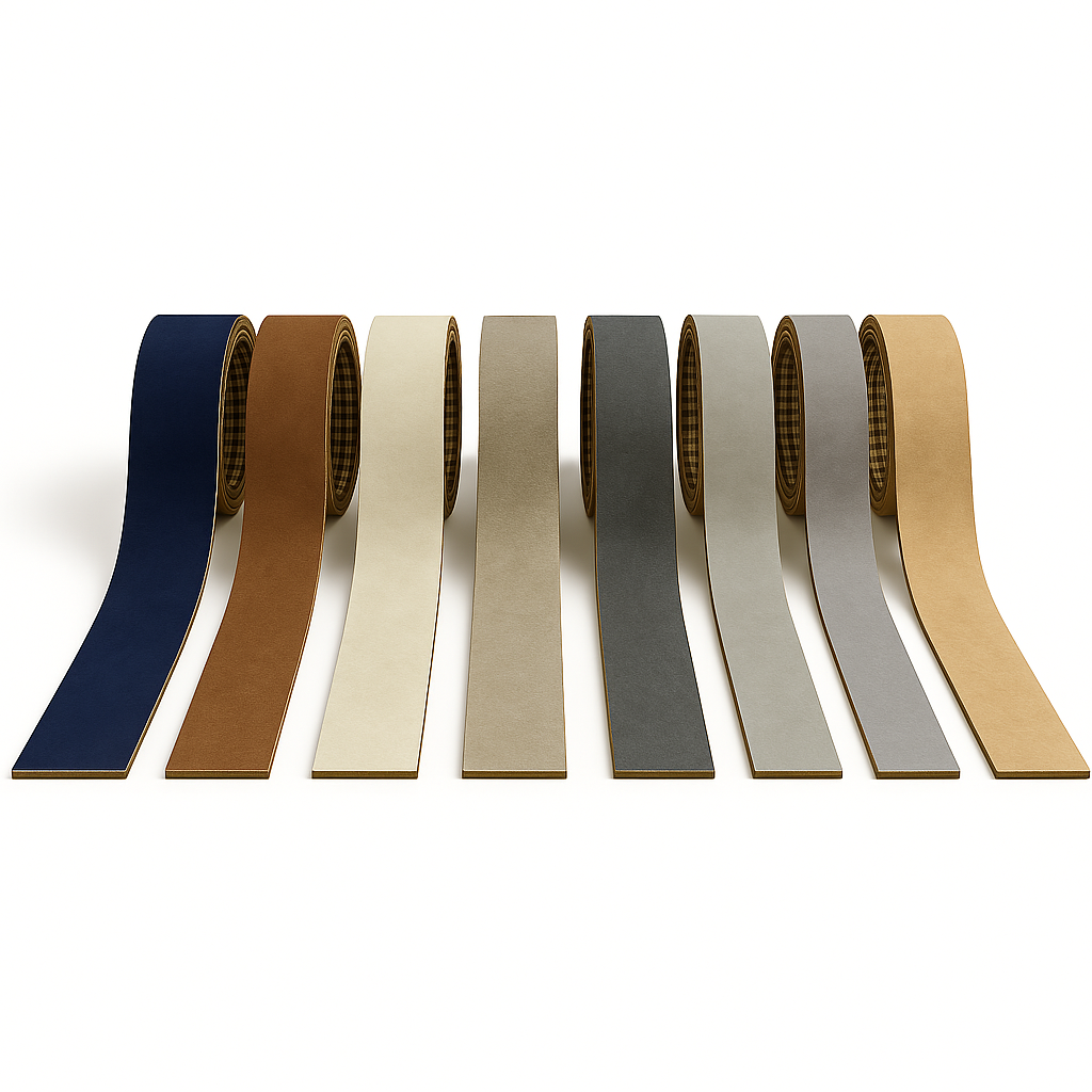 Carpet Wall Strips – Soft Padded Peel and Stick DIY Carpet Strips for Accent Walls – Anti-Slip, Trimmable, Residue-Free – for Interior Wall Decoration - Assorted Vivid Color Velvet Carpet Strips