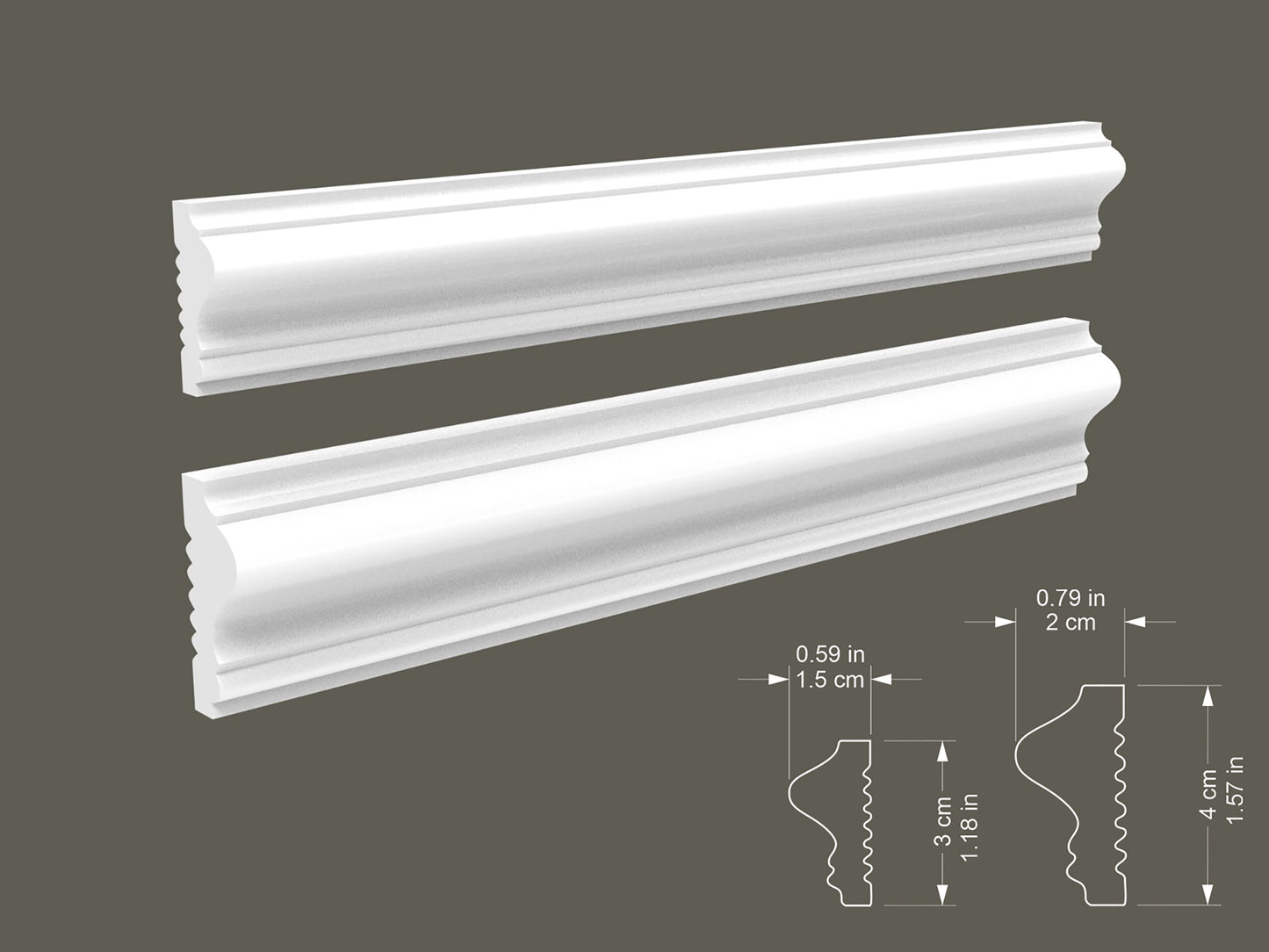 Primed Wall Moulding Paneling, DIY Wall Moulding Kit For Paneling, Peel And Stick Wainscoting Kit, Picture Frame Wall Moulding, Feature Wall