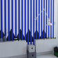 Blue Color Slat Wall Panel, Peel And Stick Wall Slat Panel, Decorating Ideas For Kids Room, Paint Color Palettes Wall Art Colorful Large Wall Art ürününün kopyası ürününün kopyası