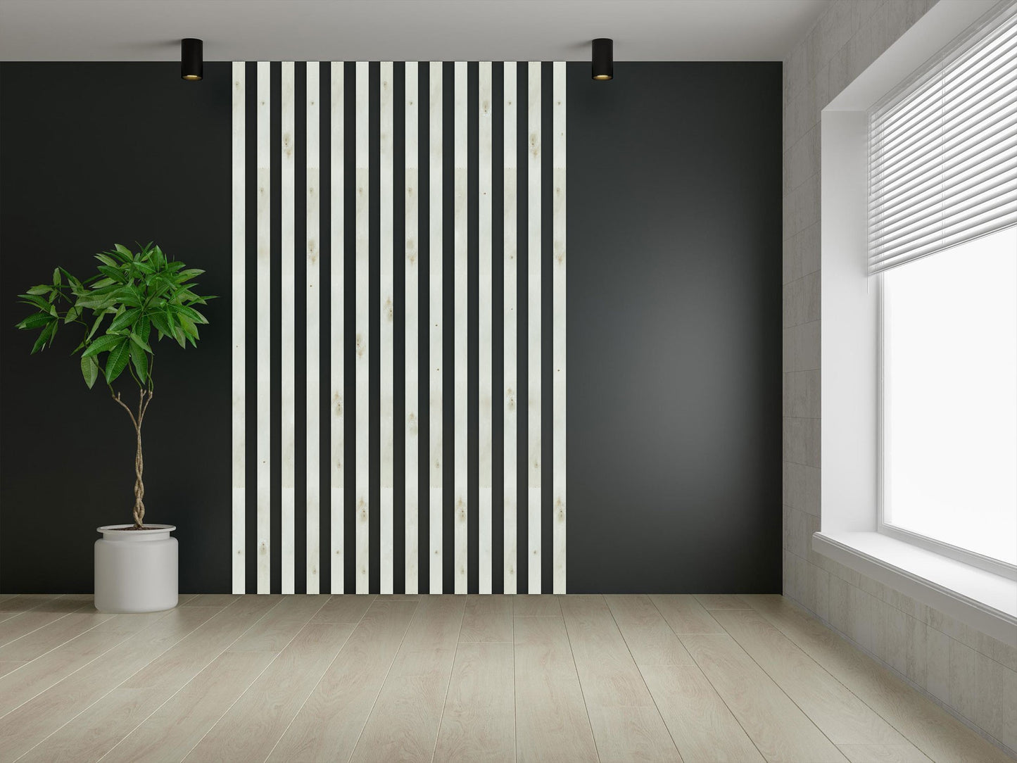 Poplar Wood Slat Wall, Peel And Stick Wall Panel, Wood Panel Wall Art, Wood Accent Wall, Acoustic Panel Art, DIY Accent Wall